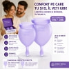 Satisfyer Feel Good Menstrual Cup Set Lila Thumb 3