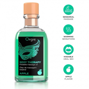 Set Masaj Senzual ORGIE Sexy Therapy 100 ml Aromă Mere