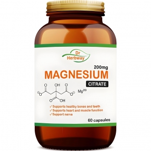 Capsule Cupid Labs cu Citrat de Magneziu 200mg 60buc Capsule Cupid Labs cu Citrat de Magneziu 200mg 60buc pe Naturo.ro