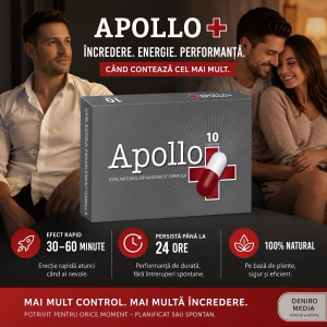 Apollo Plus 10 Capsule Pe Bază De Plante Pentru Potență