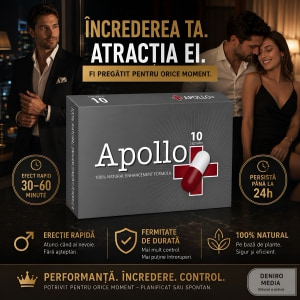 Apollo Plus 10 Capsule Pe Bază De Plante Pentru Potență
