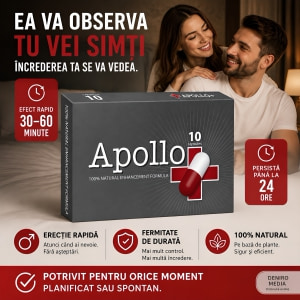 Apollo Plus 10 Capsule Pe Bază De Plante Pentru Potență