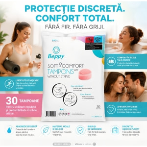 Beppy Soft Comfort Wet: Tampoane Interne 30 buc Discrete