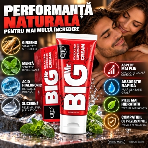 Cremă Big XXL pentru Mărirea Penisului și Fermitate 65ml