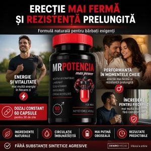 Capsule Erecție MrPotencia Max Power 60capsule