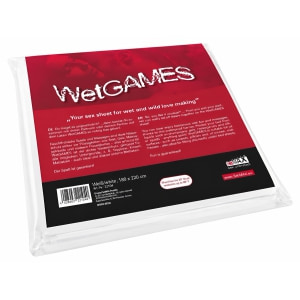 Cearșaf Vinyl WetGames Alb pe Naturo.ro