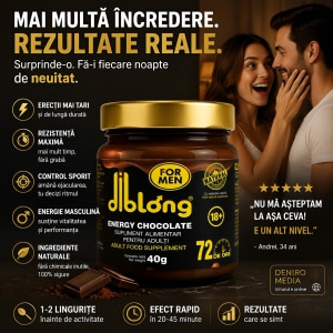 Ciocolată Tartinabilă Premium Pentru Potență, Erecție și Ejaculare Precoce