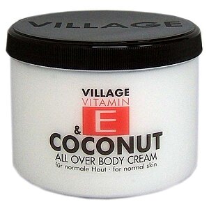 Cremă corp cu vitamina E și Cocos, Village Cosmetics, Cremă corp cu vitamina E și Cocos, Village Cosmetics, pe Naturo.ro