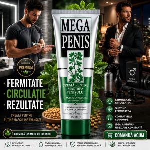 Pachet Cremă Mega Penis + Pastile Viper FR 4