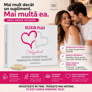 Elixir Plus Femei 4 Capsule Boost Natural Pentru Libidou