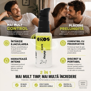 Eros 2in1 Care Delay Gel Intim 30 ml Pentru Bărbați