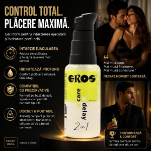 Eros 2in1 Care Delay Gel Intim 30 ml Pentru Bărbați