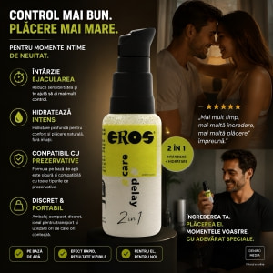 Eros 2in1 Care Delay Gel Intim 30 ml Pentru Bărbați