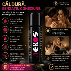 Eros Gel Masaj Încălzitor 100 ml — Efect Cald