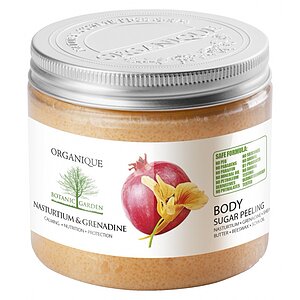 Exfoliant corp năsturel și rodie, Organique, Exfoliant corp năsturel și rodie, Organique, pe Naturo.ro