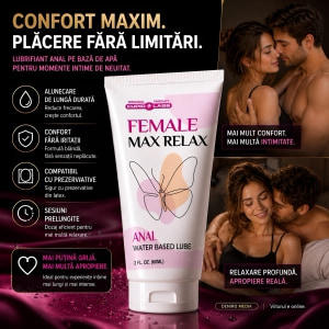 Female Max Relax Water Based Anal Lubricant 60ml