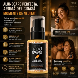 Gel Comestibil Sensuva HandiPop Portocale Cremă 59ml