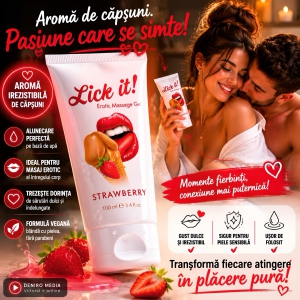 Gel Lick it! Strawberry 50 ml