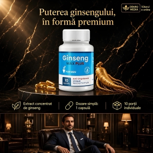 Ginseng Max Plus Pentru Erecție 10 capsule