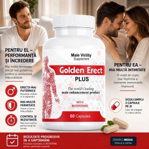 Golden Erect 60 Capsule Pentru Erecție și Volum Masculin 60buc