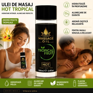 Hot Ulei De Masaj Tropical 100 ml — Piele Catifelată
