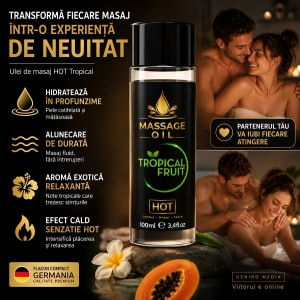 Hot Ulei De Masaj Tropical 100 ml — Piele Catifelată