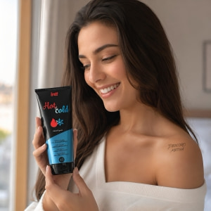 Intt Hot Cold Lubrifiant 100 ml cu Efect Dual Mentă