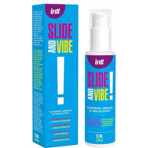 Intt Slide And Vibe, Lubrifiant Vibrant Mure pe Naturo.ro