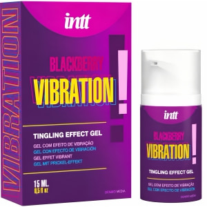 Intt Vibration Blackberry — Gel Intim Mure, Efect Pulsant pe Naturo.ro
