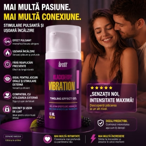 Intt Vibration Blackberry — Gel Intim Mure, Efect Pulsant