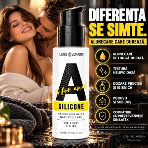 Lubrifiant Fin Siliconic pentru Penetrare Anală 120 ml