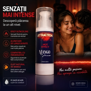 Lubrifiant Attraction Heat Mango 50ml