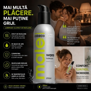 Lubrifiant cu Efect de Încălzire Male 250ml