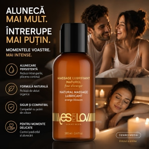 Lubrifiant De Masaj YESforLOV Organic  100ml