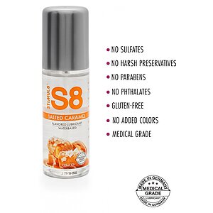 Lubrifiant S8 WB Flavored Lube Caramel Sărat 125ml