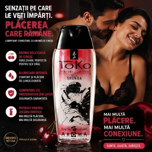 Lubrifiant Shunga Aromă Cireșe 165 ml