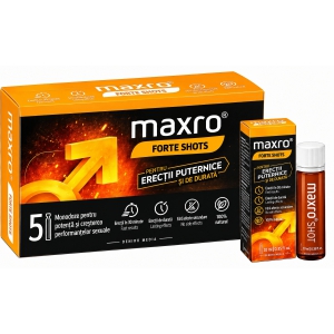 Maxro Forte Shots (5 shoturi de 10ml) Maxro Forte Shots (5 shoturi de 10ml) pe Naturo.ro