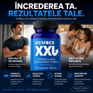 Member XXL Capsule Din Plante Pentru Mărirea Penisului 60buc
