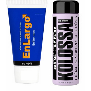 Pachet Cremă Mărirea Penisului Enlargo 100ml + Cremă Mărire Penis Kolossal 200ml Pachet Cremă Mărirea Penisului Enlargo 100ml + Cremă Mărire Penis Kolossal 200ml pe Naturo.ro