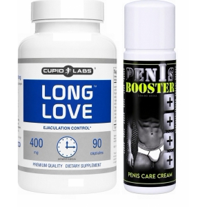Pachet Pastile Long Love + Cremă Penis Booster pe Naturo.ro