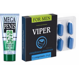 Pachet Cremă Mega Penis + Pastile Viper FR 4 Pachet Cremă Mega Penis + Pastile Viper FR 4 pe Naturo.ro