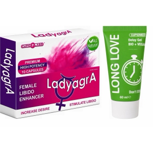Pachet Pastile Libido Ladyagra 10capsule + Gel Ejaculare Precoce Long Love 50ml Pachet Pastile Libido Ladyagra 10capsule + Gel Ejaculare Precoce Long Love 50ml pe Naturo.ro