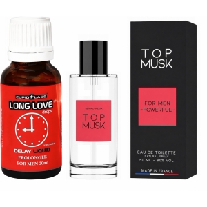 Pachet Picături Ejaculare Precoce Long Love 20ml + Parfum Feromoni Top Musk 75ml Pachet Picături Ejaculare Precoce Long Love 20ml + Parfum Feromoni Top Musk 75ml pe Naturo.ro