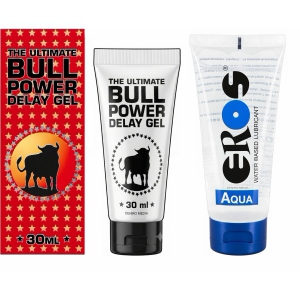 Pachet Lubrifiant Eros Aqua + Gel Ejaculare Prematură Bull Power Delay 30ml Pachet Lubrifiant Eros Aqua + Gel Ejaculare Prematură Bull Power Delay 30ml pe Naturo.ro