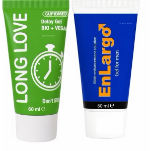 Pachet Cremă Mărirea Penisului Enlargo 100ml + Gel Ejaculare Precoce Long Love 50ml Pachet Cremă Mărirea Penisului Enlargo 100ml + Gel Ejaculare Precoce Long Love 50ml pe Naturo.ro