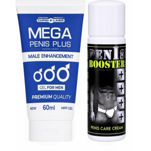 Pachet Gel Mărire Penis Mega Penis Plus 65ml Și Cremă Pentru Potență Penis Booster 125ml Pachet Gel Mărire Penis Mega Penis Plus 65ml Și Cremă Pentru Potență Penis Booster 125ml pe Naturo.ro