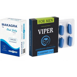 Pachet Stimulent Makagra Oral Jelly 10g + Pastile Potentă Viper FR 4 capsule Pachet Stimulent Makagra Oral Jelly 10g + Pastile Potentă Viper FR 4 capsule pe Naturo.ro