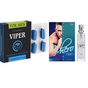 Pachet Parfum cu Feromoni Pheromen 15ml + Pastile Potență Viper FR 4 capsule Pachet Parfum cu Feromoni Pheromen 15ml + Pastile Potență Viper FR 4 capsule pe Naturo.ro