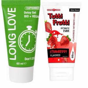 Pachet Gel Ejaculare Precoce Long Love 50ml + Lubrifiant Sex Oral Căpșuni 100ml Pachet Gel Ejaculare Precoce Long Love 50ml + Lubrifiant Sex Oral Căpșuni 100ml pe Naturo.ro