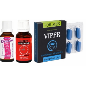 Pachet Pasiune Max: Kit 3-în-1 pentru nopți intense Pachet Pasiune Max: Kit 3-în-1 pentru nopți intense pe Naturo.ro